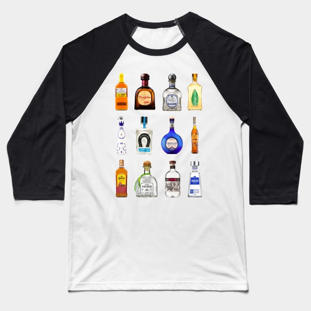Tequila  Collection lovers Baseball T-Shirt by TrikoGifts